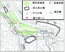集落環境マップ(抜粋)写真2