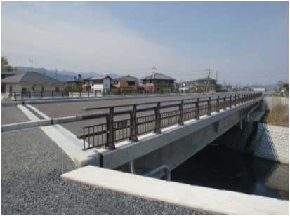 北通り橋完成の写真