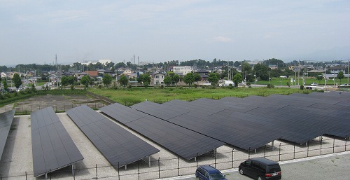 亀里太陽光発電所の写真