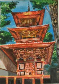 「榛名神社　三重塔」の画像