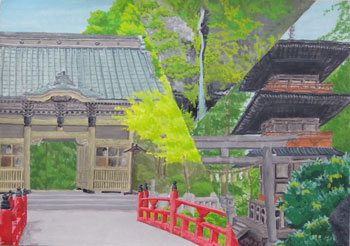 「晩夏の榛名神社」の画像