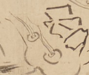 （磯部温泉）江戸時代の温泉マークが残る絵図