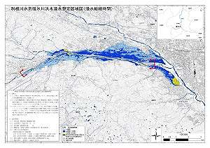 洪水浸水想定区域図（浸水継続時間）イメージ画像