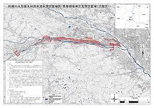 洪水浸水想定区域図（家屋倒壊等氾濫想定区域（氾濫流））イメージ画像