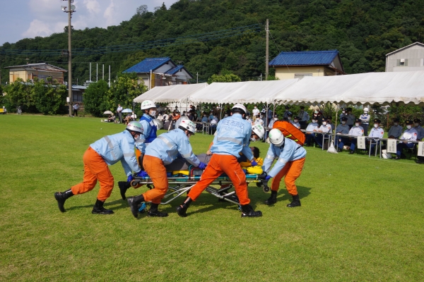 救急シミュレーション訓練の写真