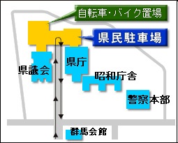 県民駐車場案合画像