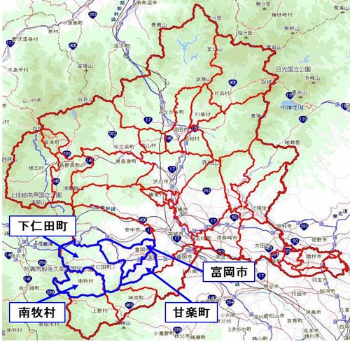 富岡土木事務所の管内の画像