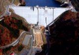 写真：四万川ダムと日向見発電所