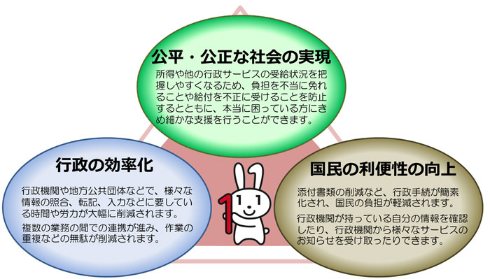 マイナンバー制度導入による効果の画像