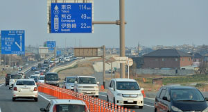 全線開通した国道17号上武道路の写真