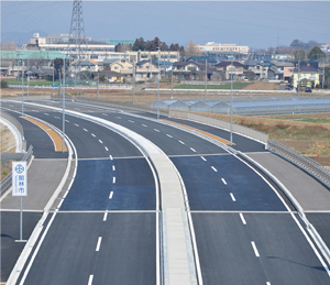 3月26日に開通した国道122号館林明和バイパスの写真