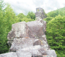 的岩の写真