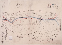 第十九大区小六区利根郡湯桧曽村字限図の画像