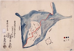 群馬県管下第十九大区六小区利根郡大沼村字限図の画像