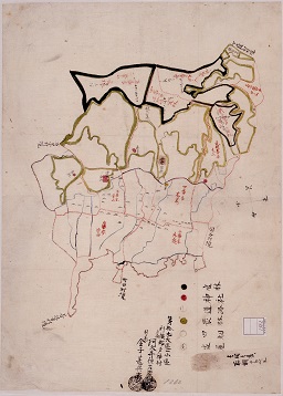 第拾九大区一小区利根郡戸神村字限図の画像