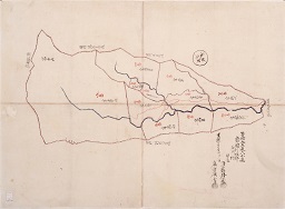 第十九大区六小区上野国利根郡谷川村字限図の画像