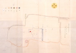 旧安中県庁敷地図の画像