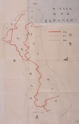 大字大原ノ内道路図の画像