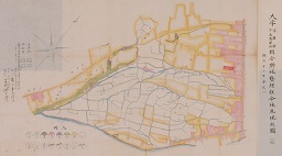 大字沼須村戸鹿野新町聯合耕地整理組合地区現形図