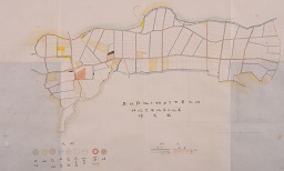 利根郡池田村大字下発知村耕地整理地第一地区予定図の画像