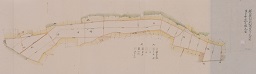 群馬県利根郡利南村大字上久屋村第壹整理地区予定図の画像