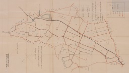 群馬県利根郡薄根村大字宇楚井村耕地整理地区変更予定図の画像