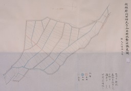 利根郡川田村大字今井耕地整理予定図の画像1