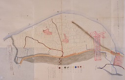 利根郡古馬牧村大字上牧耕地整理地区及ビ隣地現形図の画像