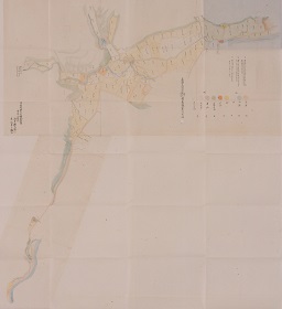 多野郡多胡村大字塩村・東谷村・大沢村耕地整理地区現形図の画像