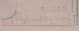 多野郡吉井町大字長根村耕地整理地区現形図鉄道線路以北ノ分の画像