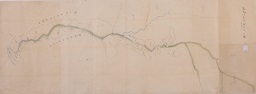 渡良瀬川支流鹿生川之図の画像