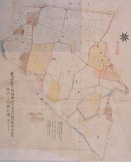 群馬県勢多郡横野村大字宮田村耕地整理地区及隣接スル土地現形図の画像