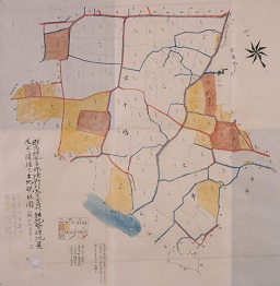 群馬県勢多郡横野村大字宮田村耕地整理地区及之ノ隣接スル土地現形図の画像