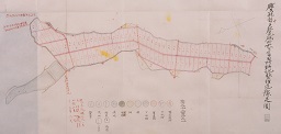 群馬県勢多郡荒砥村大字富田村耕地整理区現形図の画像