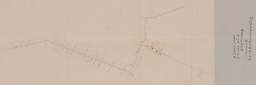 高崎市内国道中水道鉄管布設平面図の画像