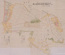 群馬県邑楽郡小泉町上小泉耕地整理組合地区予定図の画像