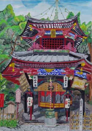 「水澤寺六角二重塔」の画像