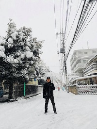 Trải nghiệm lần đầu nhìn thấy tuyết ở Nhật