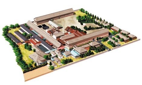 富岡製糸場「西置繭所」位置図の画像
