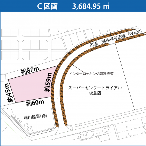 Ｃ区画の区画図画像