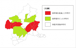 ツキノワグマ地図画像