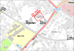 会場までの案内図近景画像