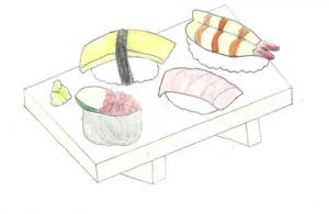311_日本のおすしの伝統を未来の人々に食べてもらいたいです。画像