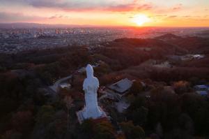 「高崎市を見守る観音様」（高崎市）の写真