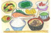 021_白米のご飯は色々な味を合わせやすく、野菜がたくさんで栄養も整ったおいしい食事が楽しめます。元気な毎日の源です。の画像