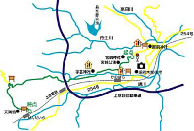 旧信州街道のみち詳細地図画像