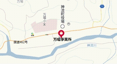 群馬県藤岡土木事務所万場事業所地図画像