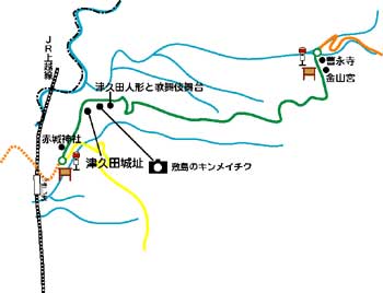 いにしえの文化のみち詳細地図画像