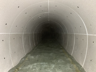 沼田平隧道内　完成の写真