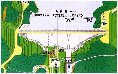 ダム平面図の画像